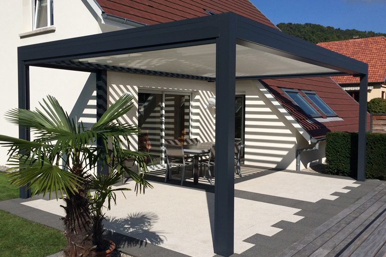 Montage d’une pergola en métal à Gignac